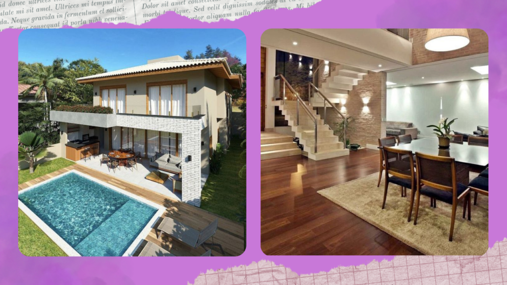 Inspiração de cenário para casa na praia dos pais da Alice.