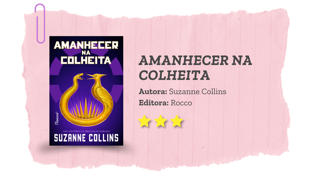 Avaliação do livro Amanhecer na Colheita